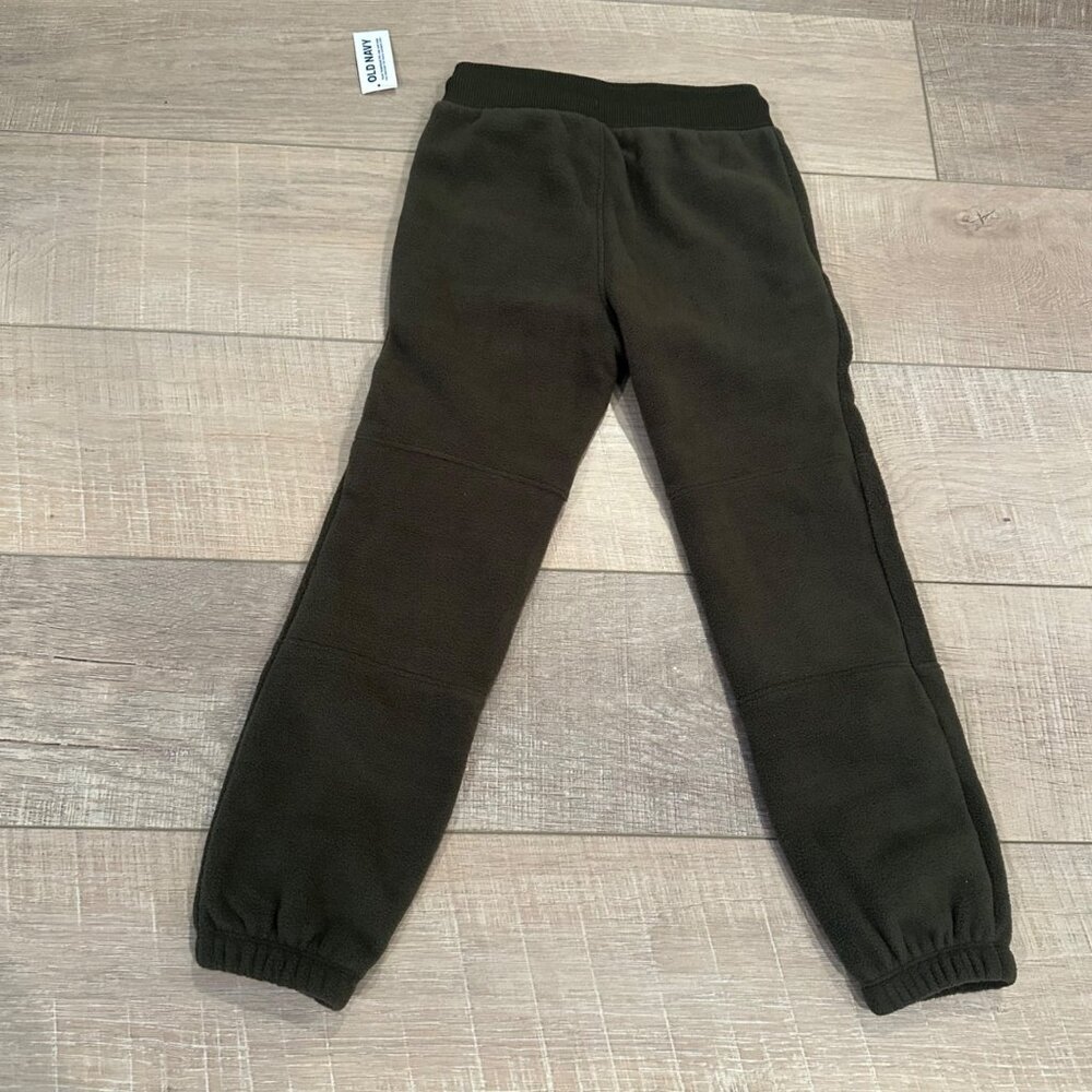 OLD NAVY BOYS GREEN FLEECE JOGGER PANTS 5T